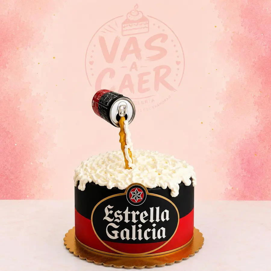Tarta Estrella Galicia